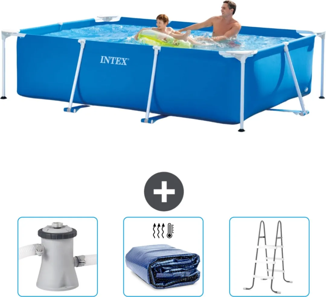 Intex Frame Zwembad 260x160x65cm Blauw