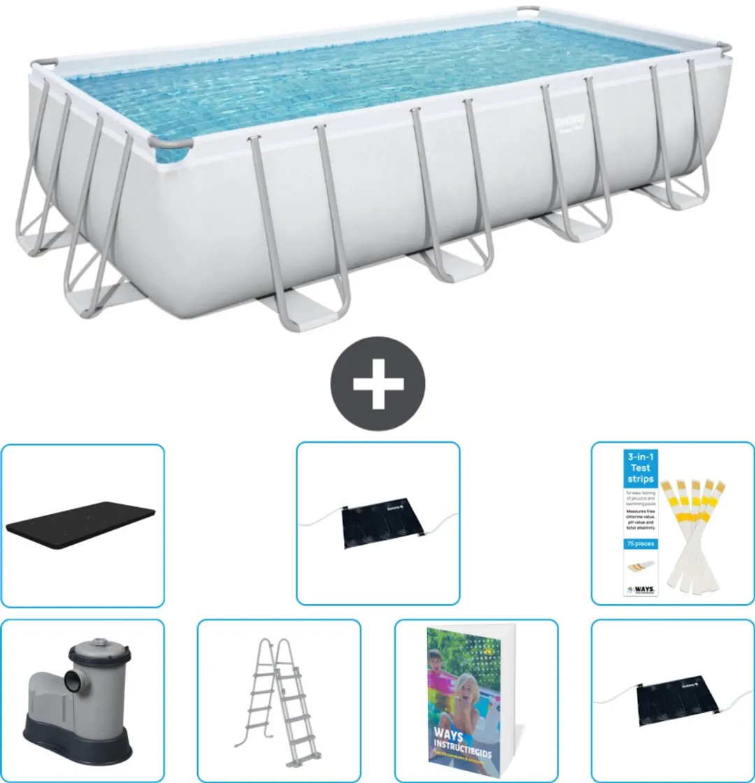 Bestway Power Steel Zwembad 549x274x122cm