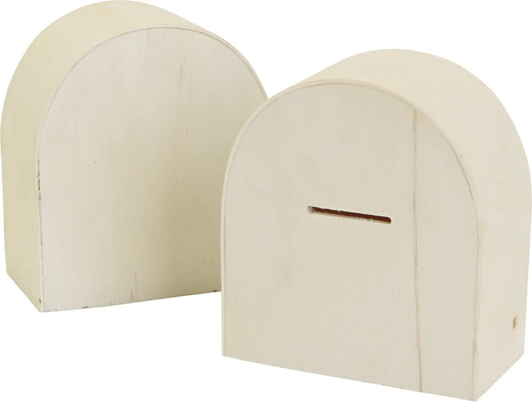 Creativ Company Houten Spaarpot 12 Stuks