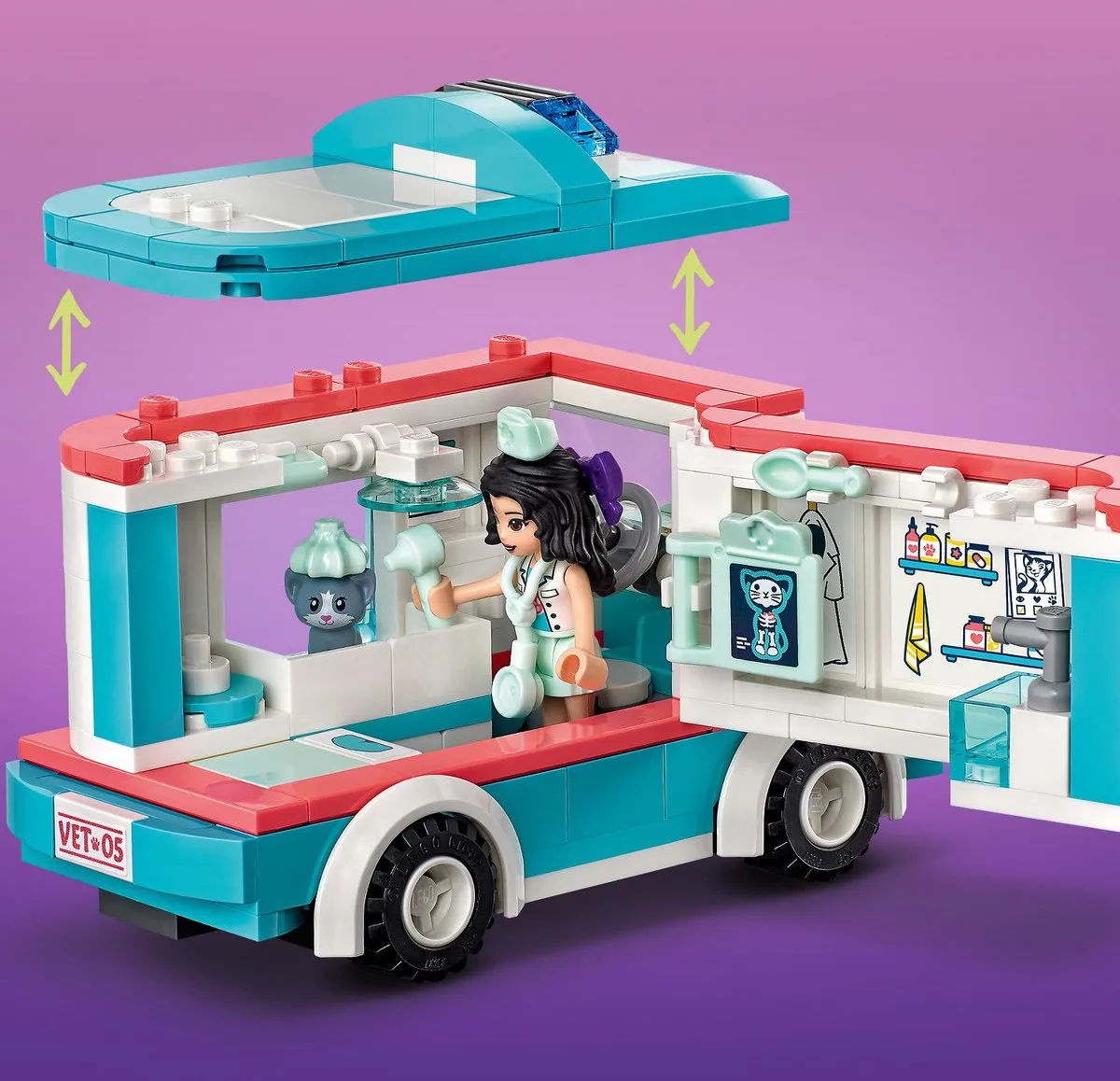 LEGO Friends Dierenambulance 41445 - 166 Stukken - afbeelding 6 van 6