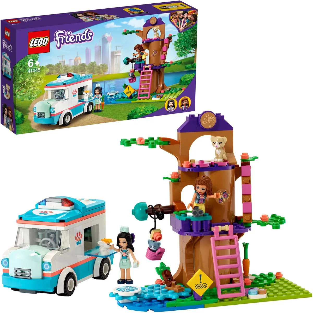 LEGO Friends Dierenambulance 41445 - 166 Stukken