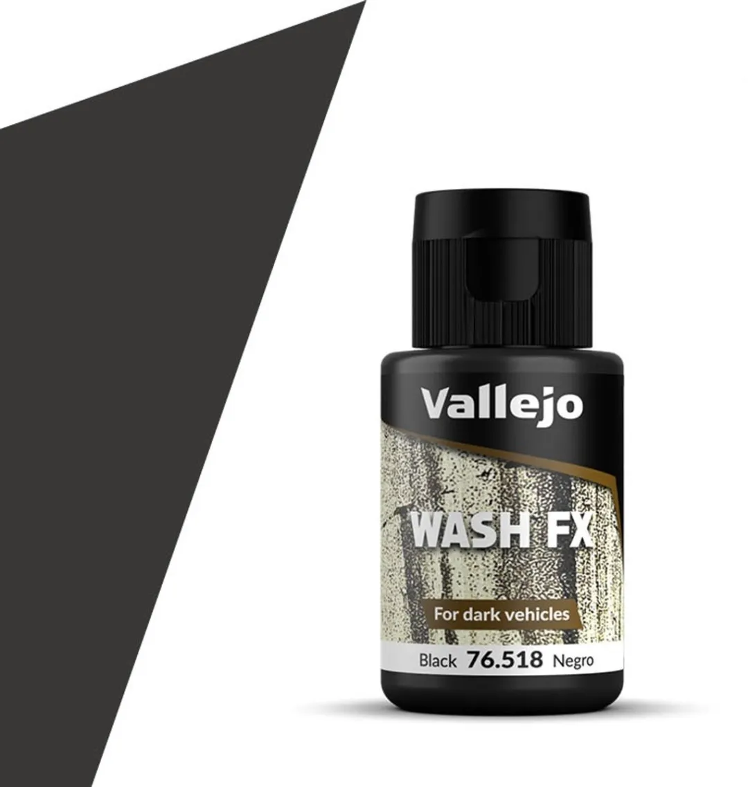 Vallejo Model Wash Zwart 35ml