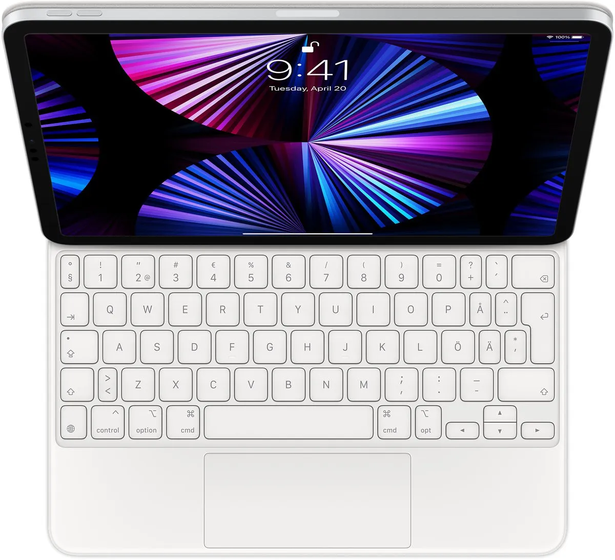 Apple MJQJ3S/A Toetsenbord Wit - Zweeds QWERTY