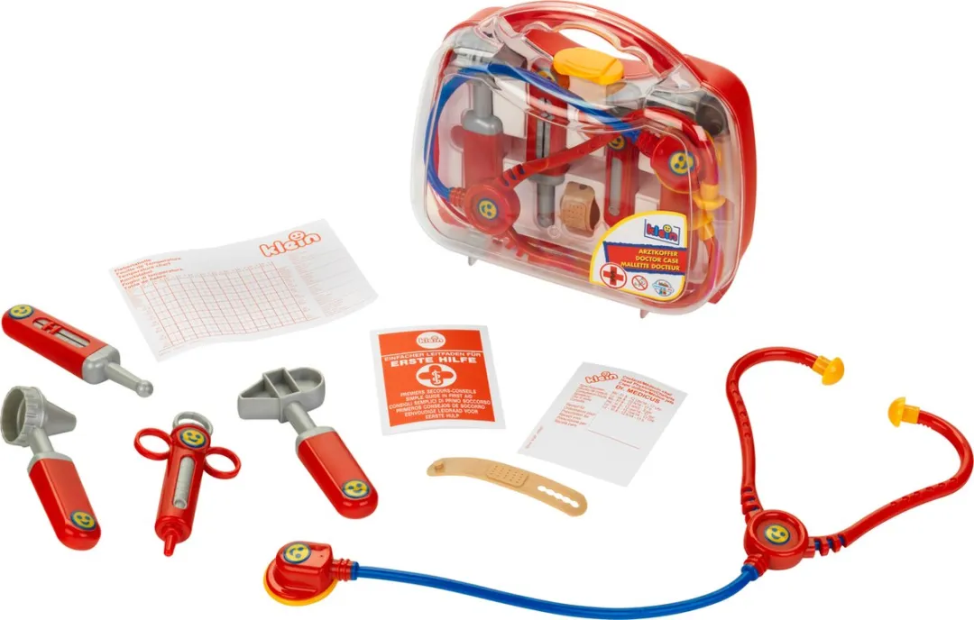 Klein Toys Dokterskoffer Transparant - 22x8,5x19,5cm - Multicolor