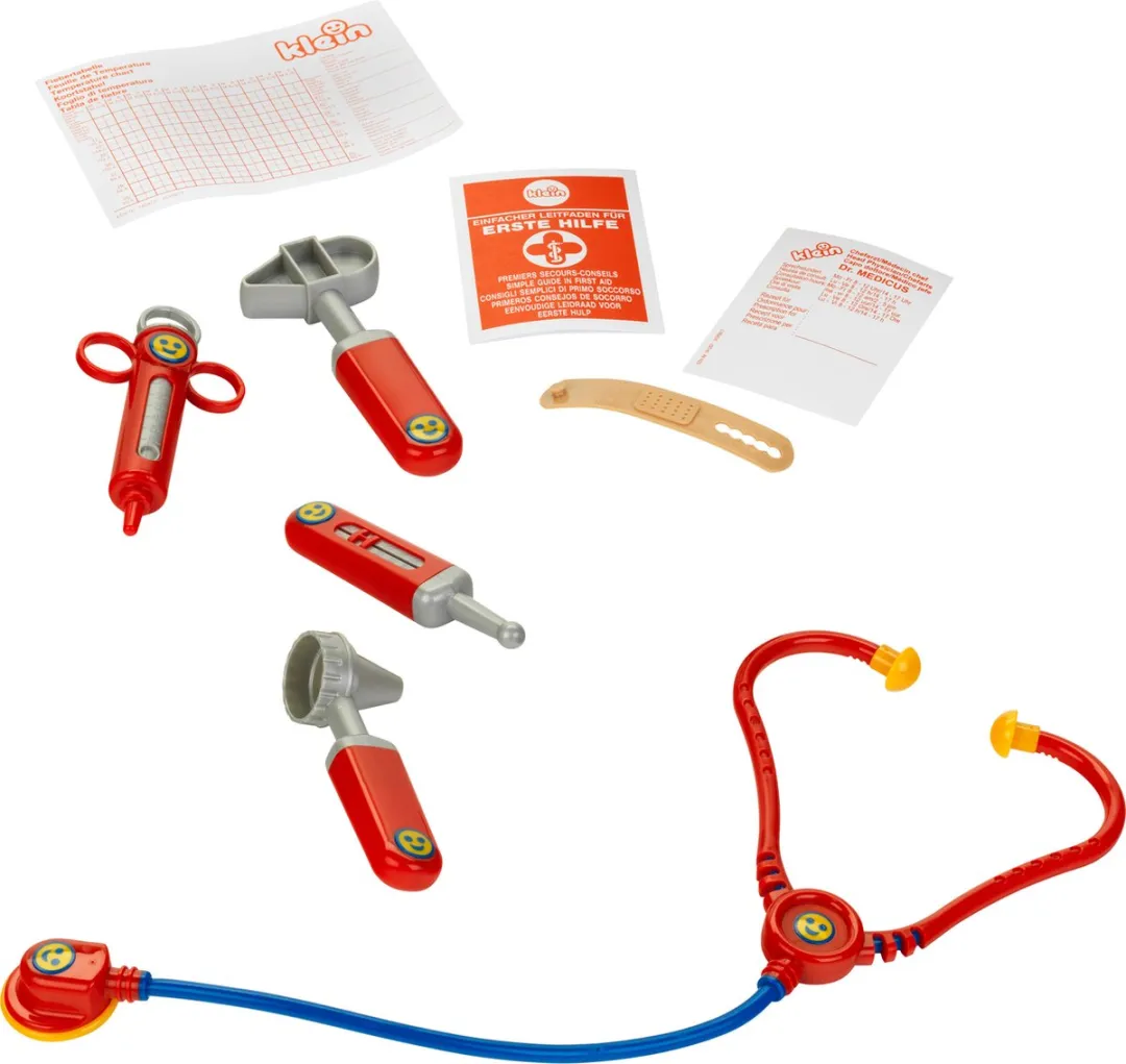 Klein Toys Dokterskoffer Transparant - 22x8,5x19,5cm - Multicolor