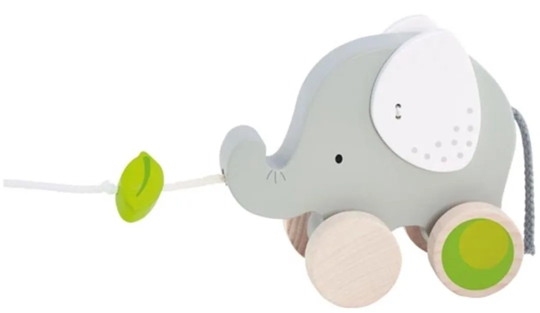 Goki Trekdier Olifant - Multikleur