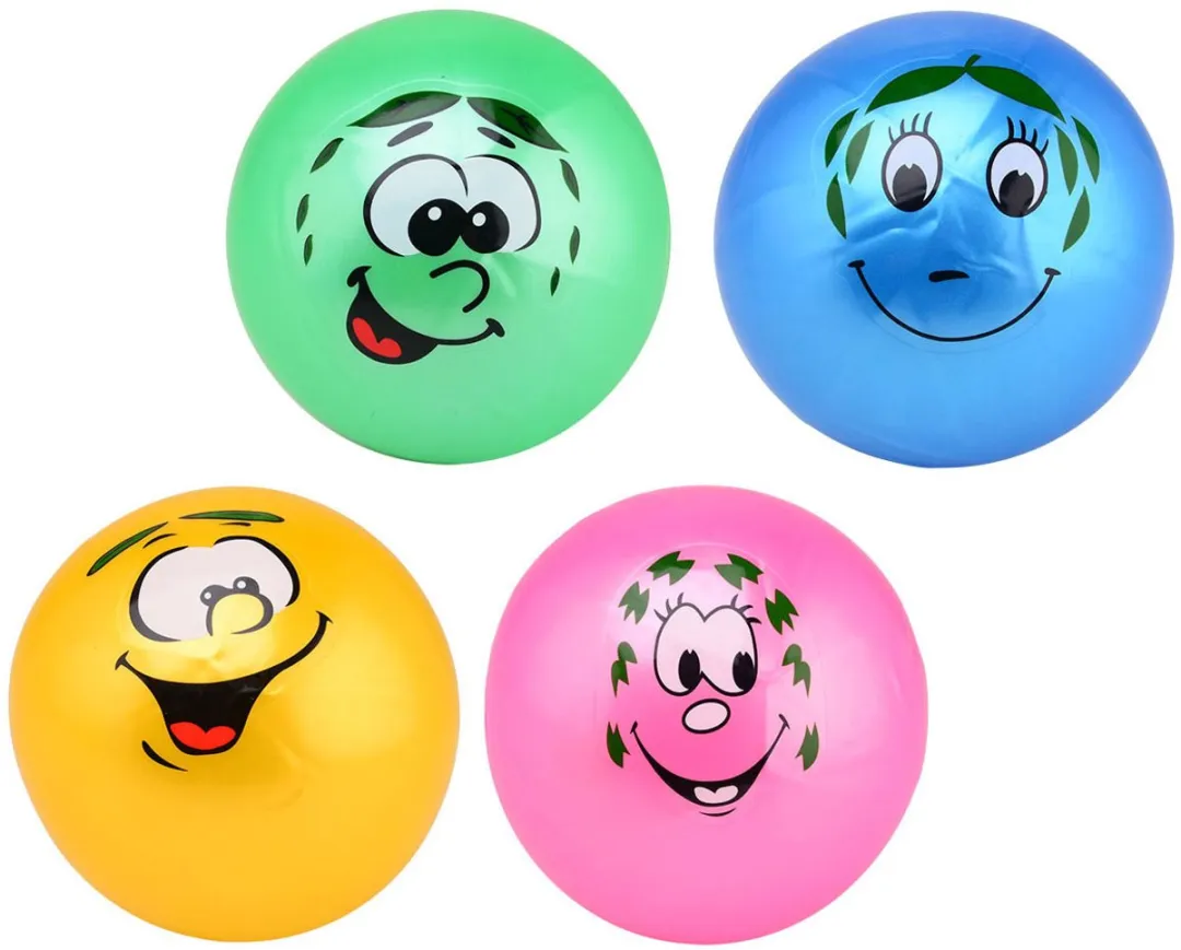 Johntoy Speelbal Smiley 85g - Verschillende kleuren