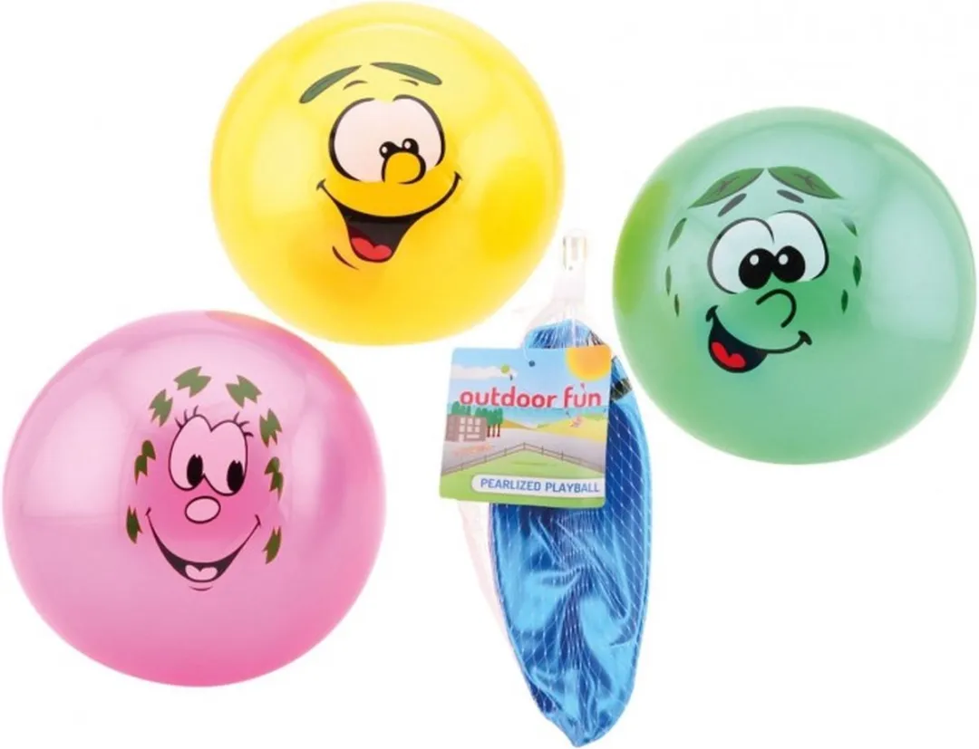 Johntoy Speelbal Smiley 85g - Verschillende kleuren