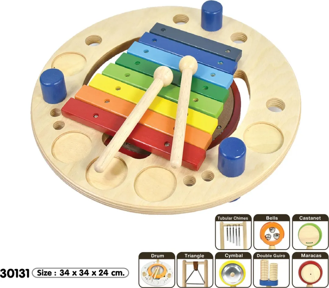 I'm Toy Houten Muziekset - Meerdere kleuren
