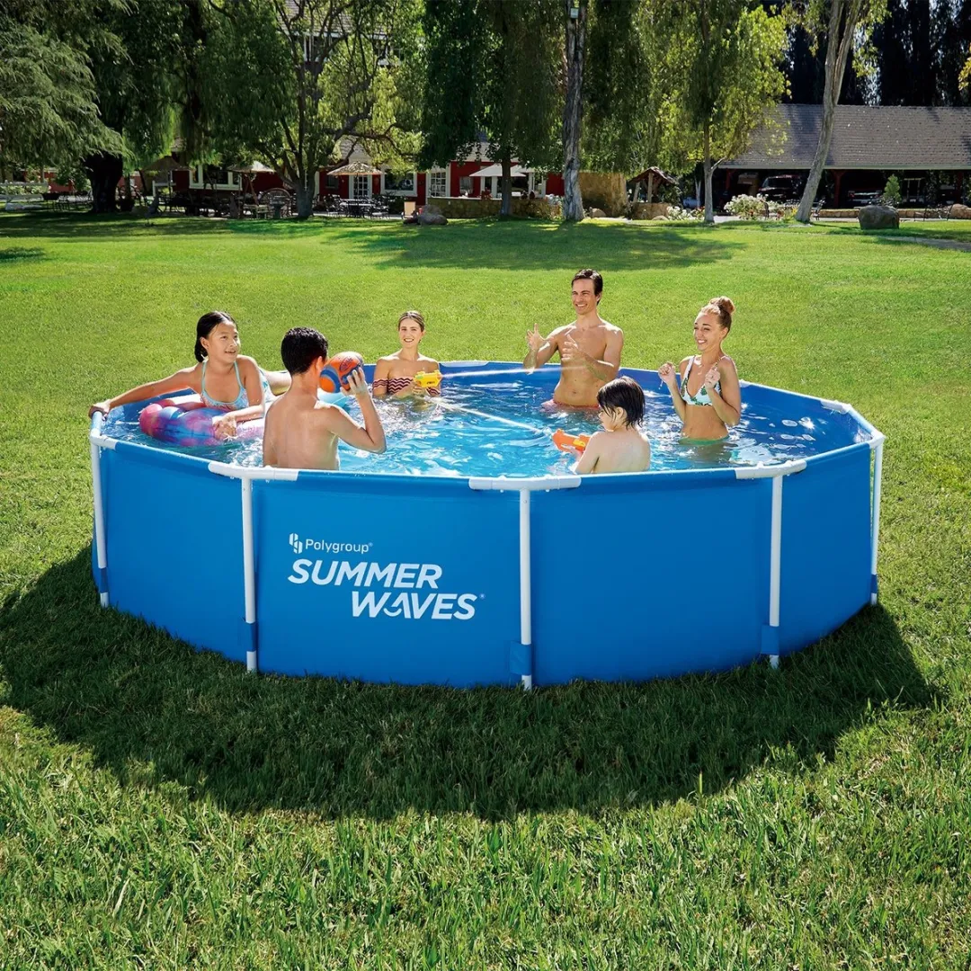 Summer Waves Zwembad 366x76cm - 6950L - Blauw - afbeelding 6 van 6