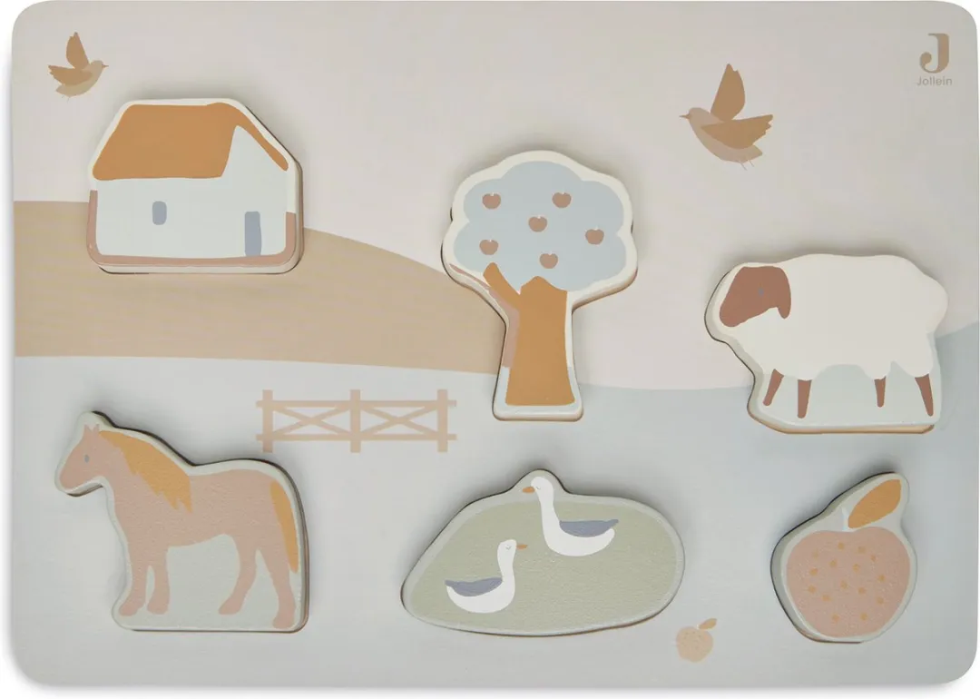 Jollein Houten Puzzel Farm