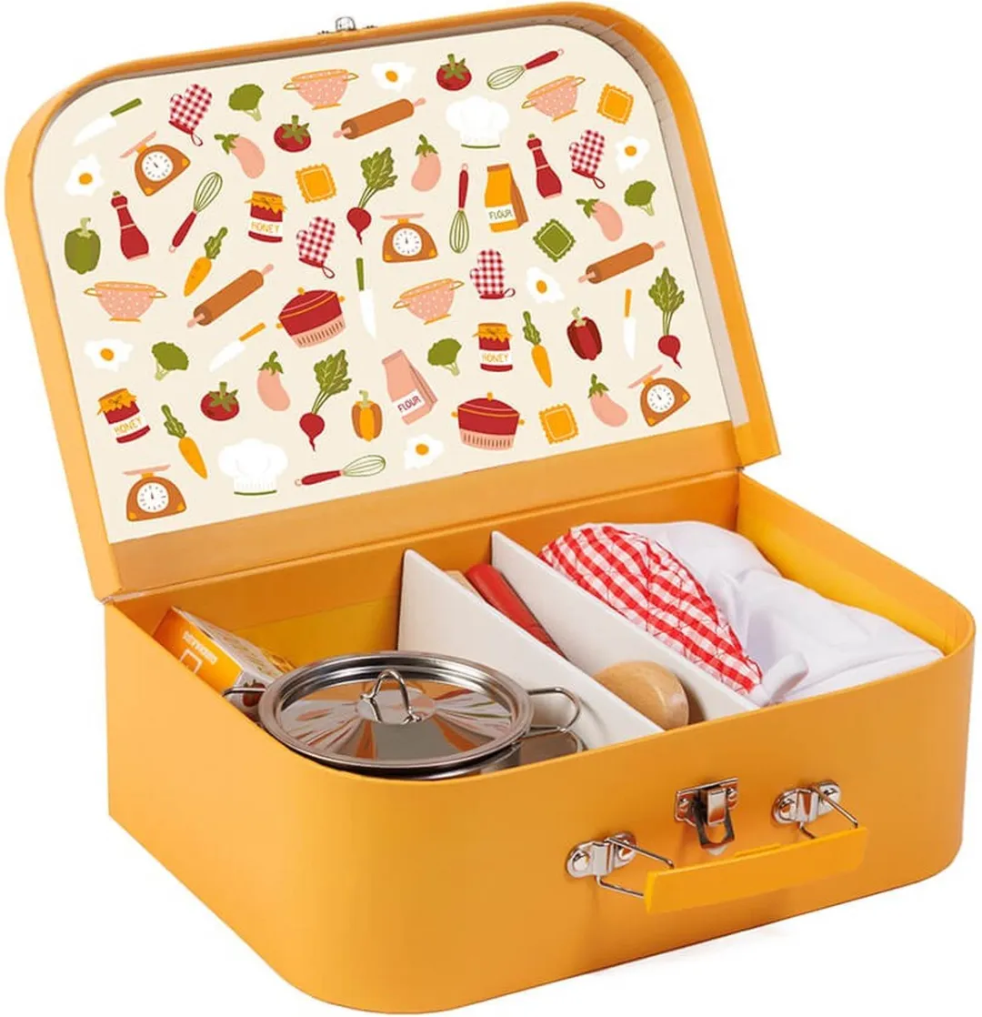 Eurekakids Chef Set 26-delig - Geel