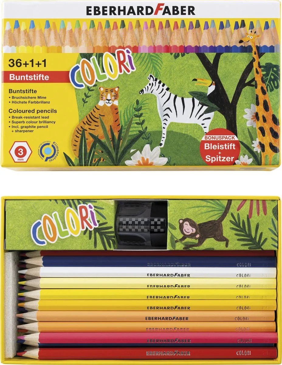 Eberhard Faber Colori EF-514838 Kleurpotloden - 38 Stuks - Assorti