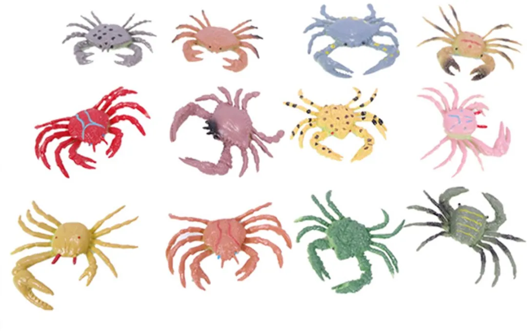 PIA Soft Toys Speelgoed Krab in Zak