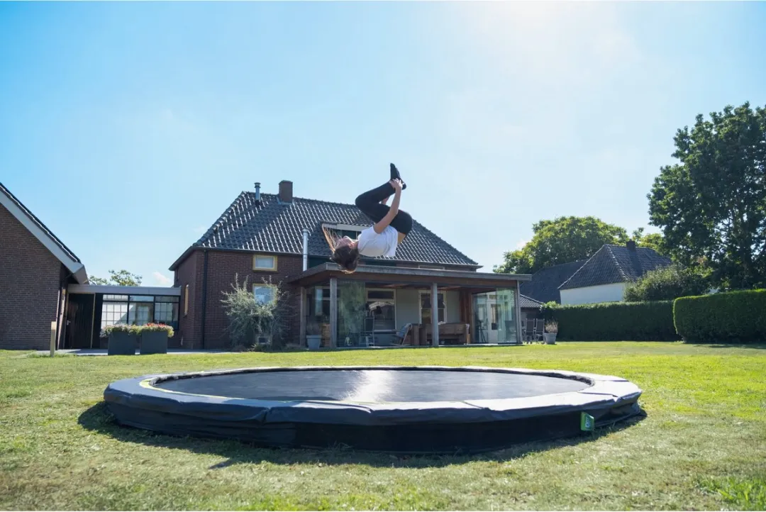 EXIT Silhouette Inground Trampoline 305cm - Groen