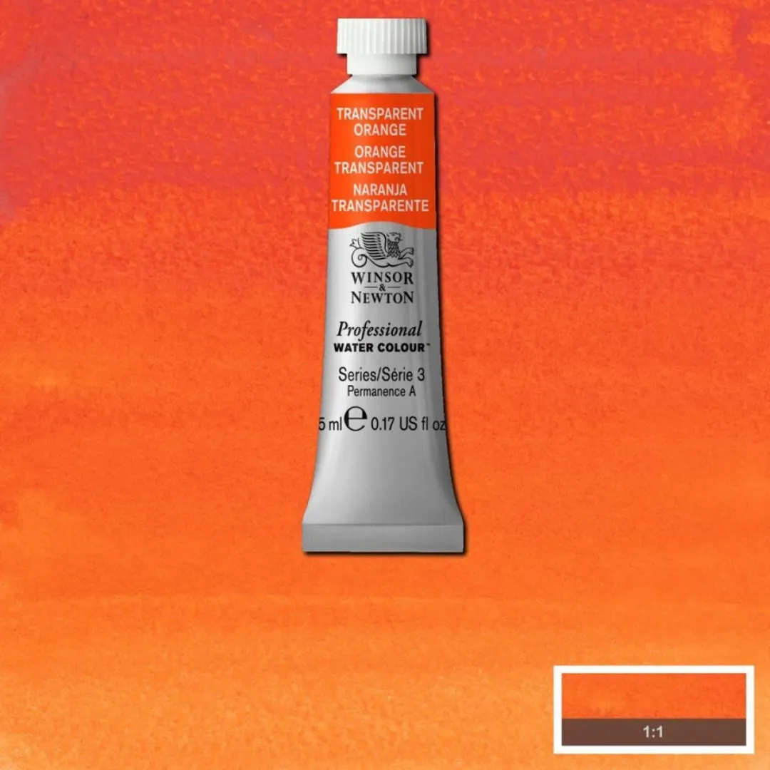 Winsor & Newton Professional Aquarelverf Transparent Orange 5ml