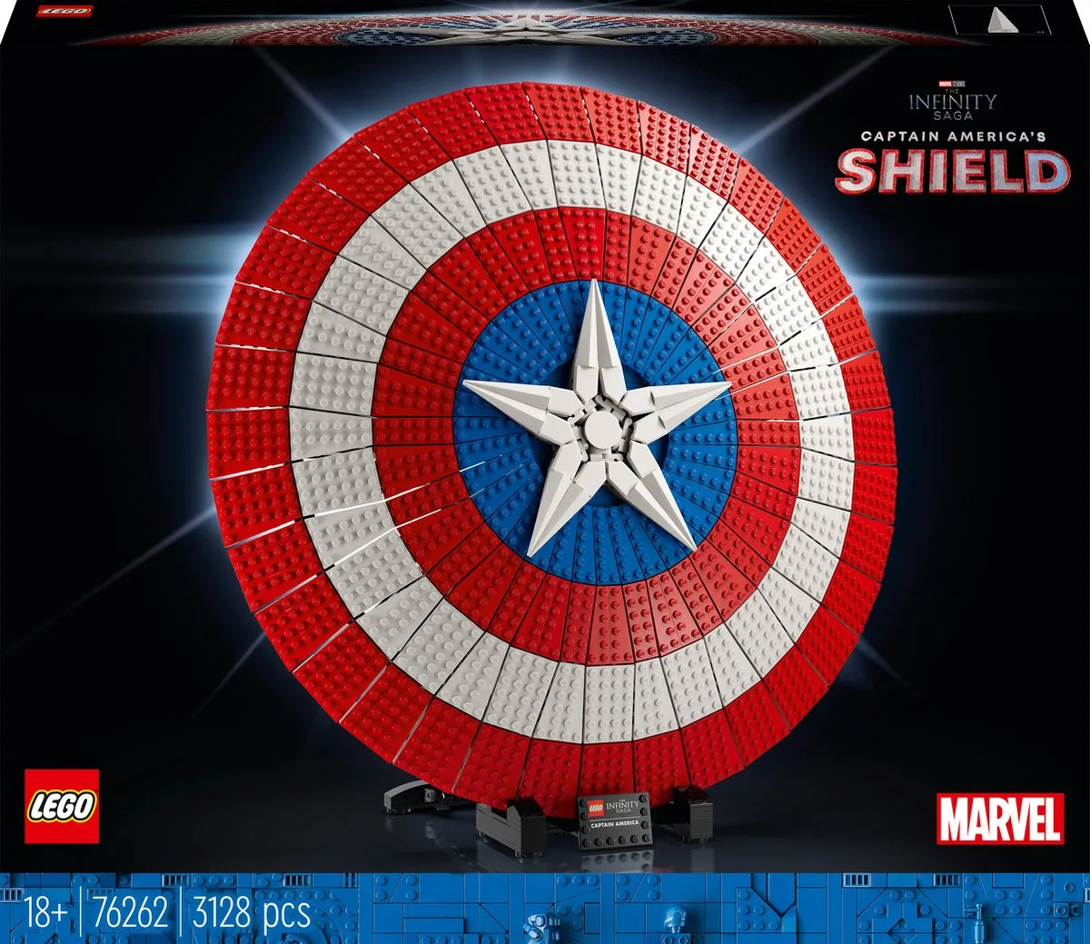 LEGO Marvel Captain America Schild 76262