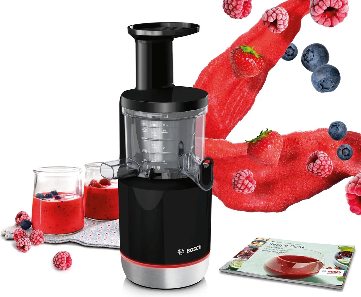 Bosch VitaExtract MESM731M Slowjuicer - 150W - Zwart - afbeelding 6 van 6