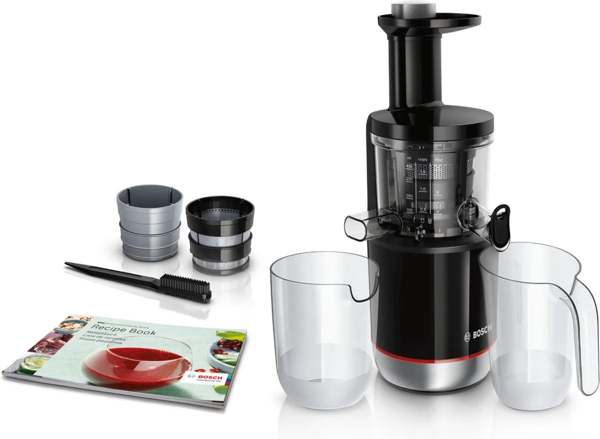 Bosch VitaExtract MESM731M Slowjuicer - 150W - Zwart