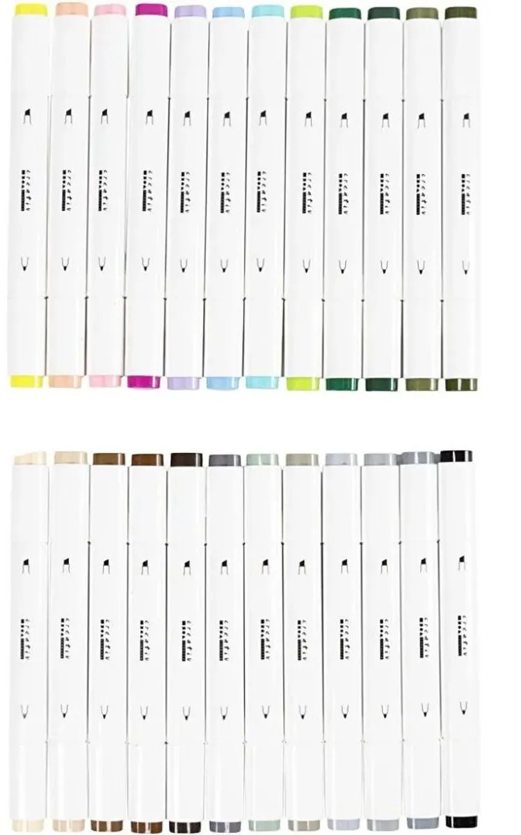 Creativ Company Alcoholmarker Pastelkleuren - 24 Stuks