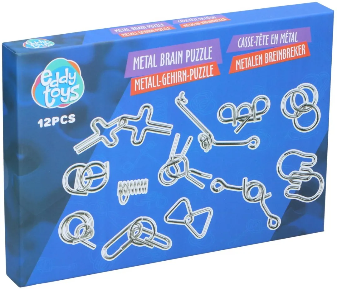 Eddy Toys Metalen Breinbreker 12-delig