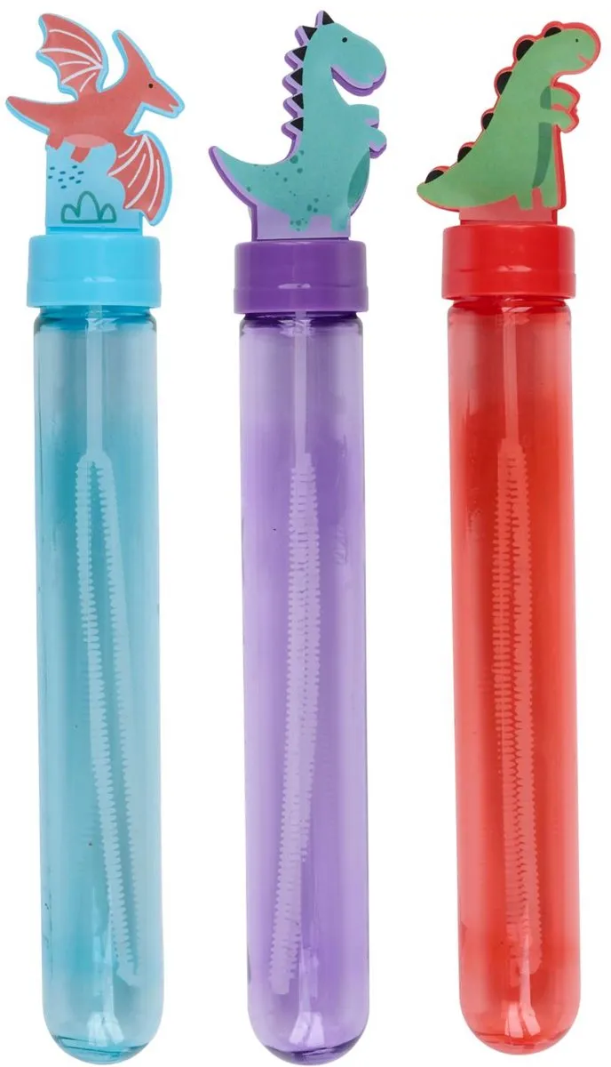 Eddy Toys Bellenblaas Dino Set 3 Stuks - 59ml