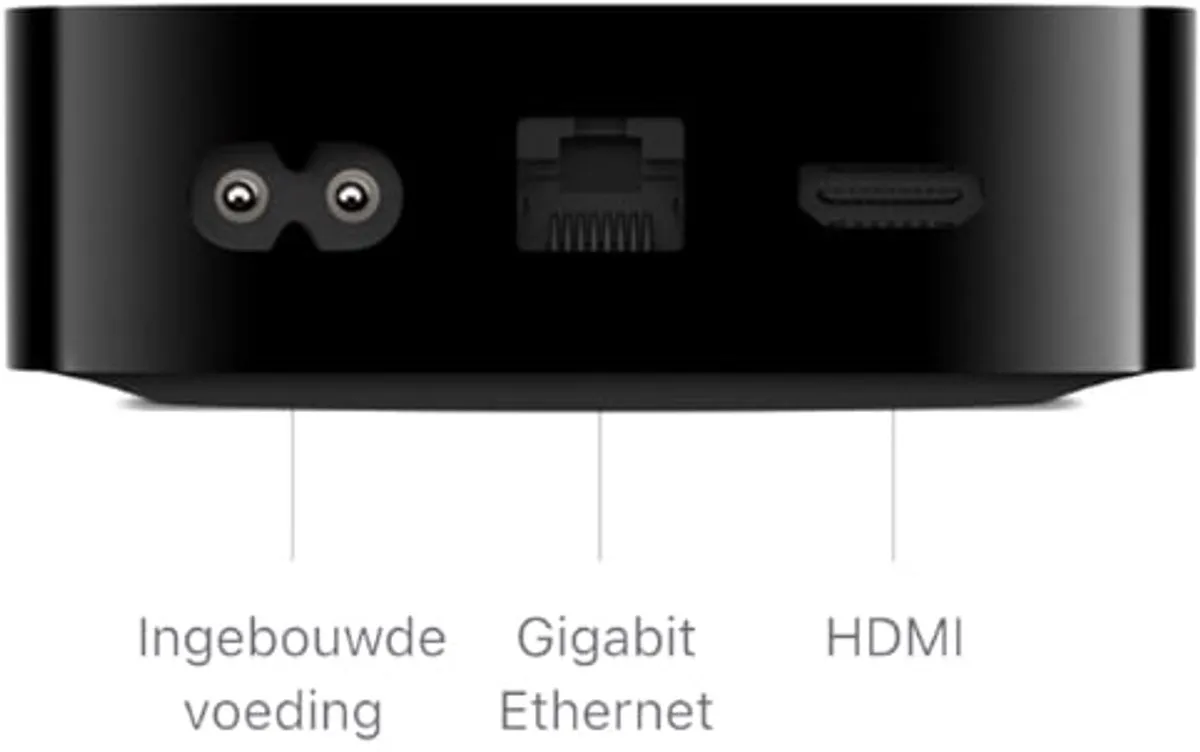 Apple TV 4K MN893FD/A - 128GB - Zwart