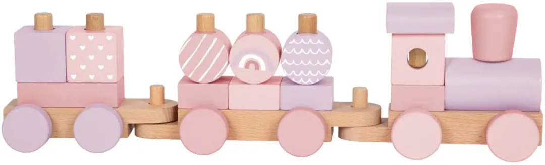 Small Foot Houten Trein 12694 - Roze