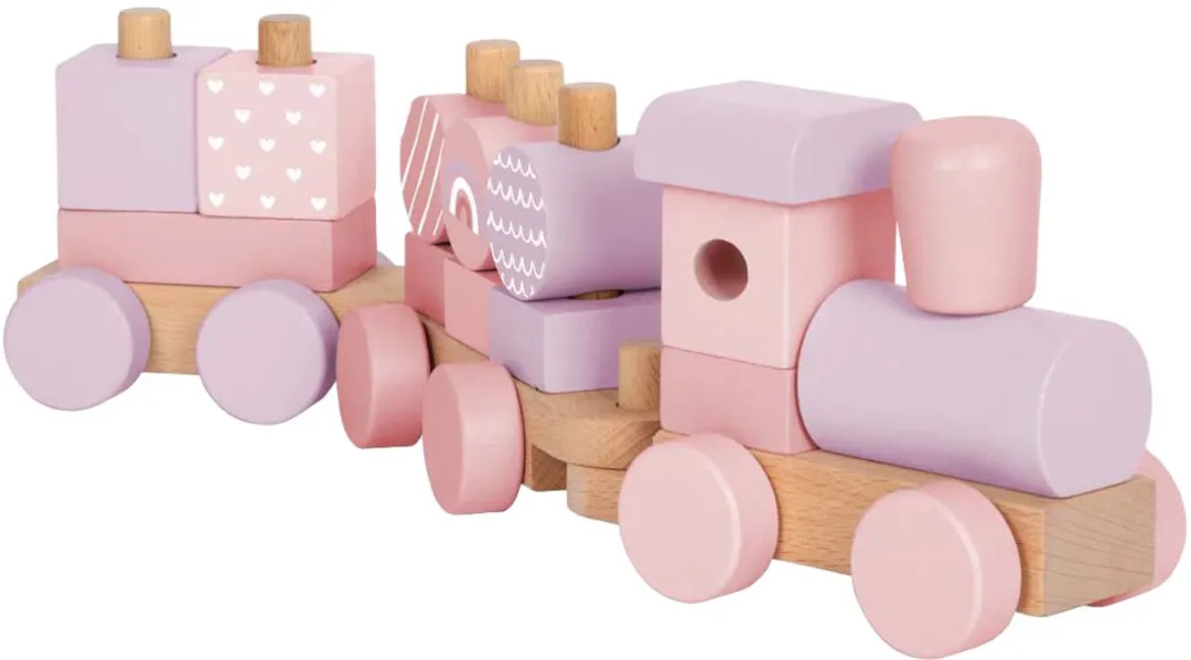 Small Foot Houten Trein 12694 - Roze