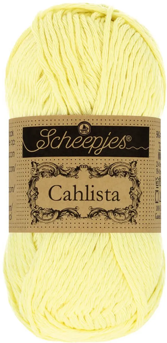 Scheepjes Cahlista Lemon Chiffon