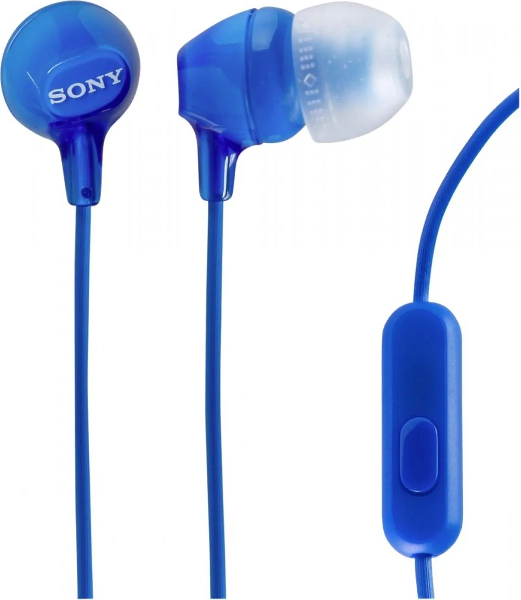 Sony MDR-EX15AP In-ear Oordopjes - Blauw - afbeelding 6 van 6
