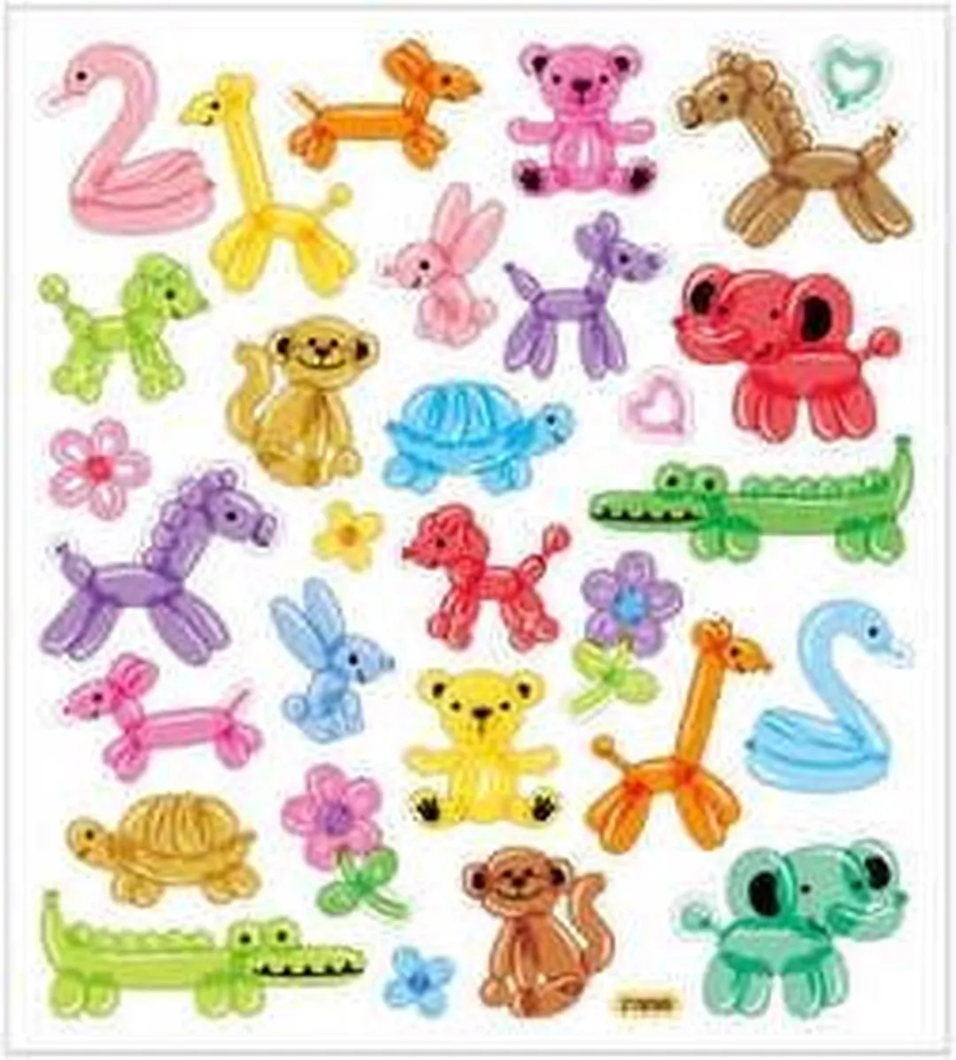 Creativ Company Stickers Ballon Dieren