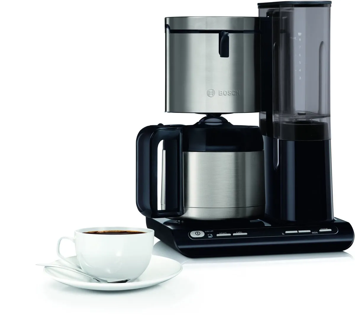 Bosch TKA8A683 Styline Koffiezetapparaat 8 Kopjes - 1,1L - Zwart/RVS