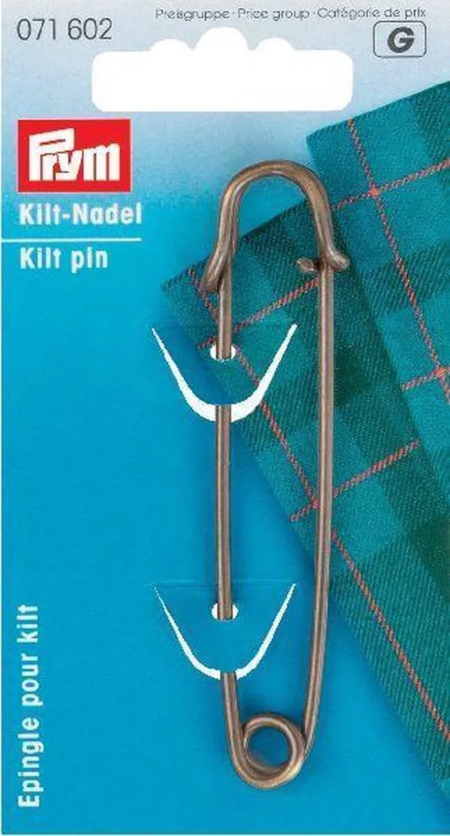 Prym Kiltspeld 1605 - 76mm - Oudkoper