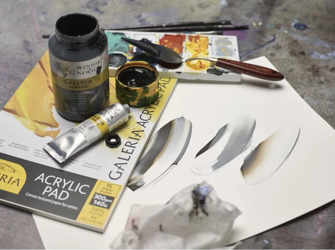 Winsor & Newton Galeria Acrylblok 1-zijdig A4 - 15 Vel 300gr