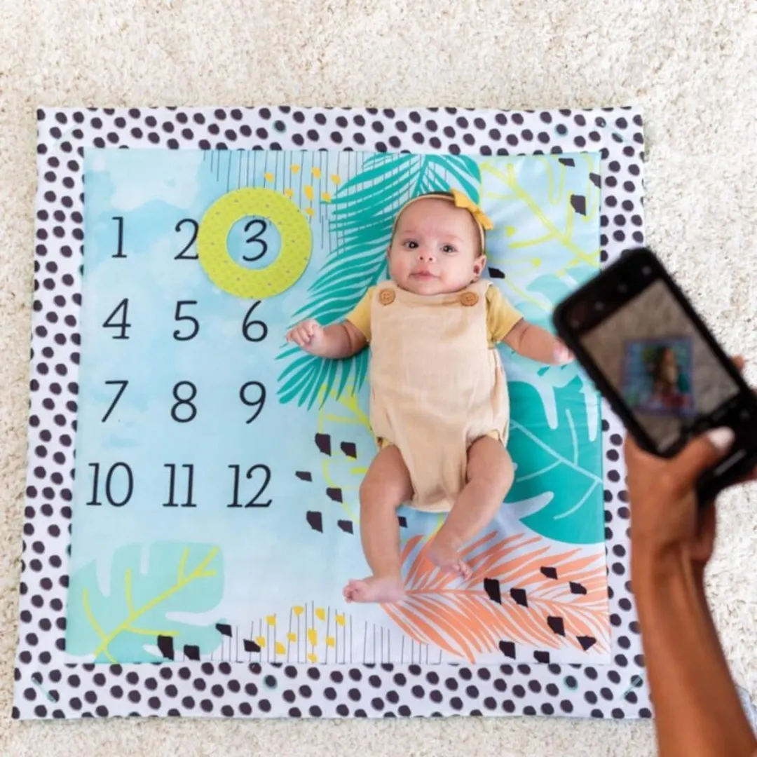 Infantino 4-in-1 Milestones & Memories Gym - Multicolor