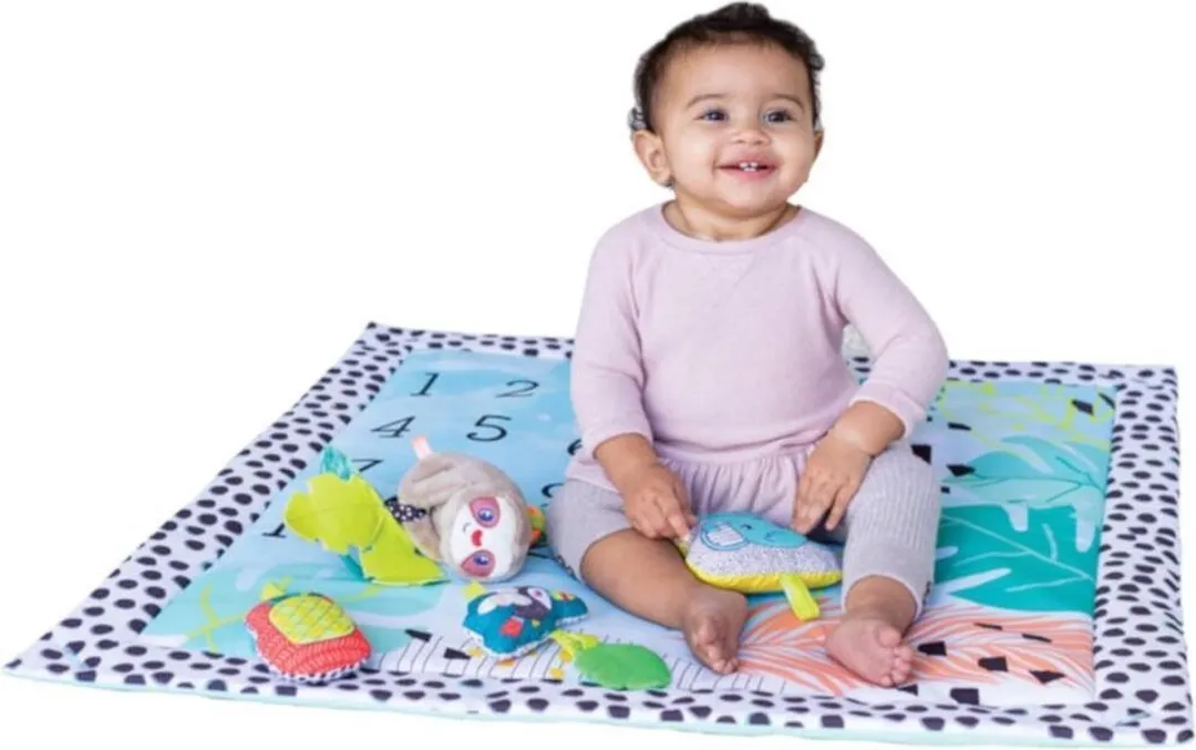 Infantino 4-in-1 Milestones & Memories Gym - Multicolor