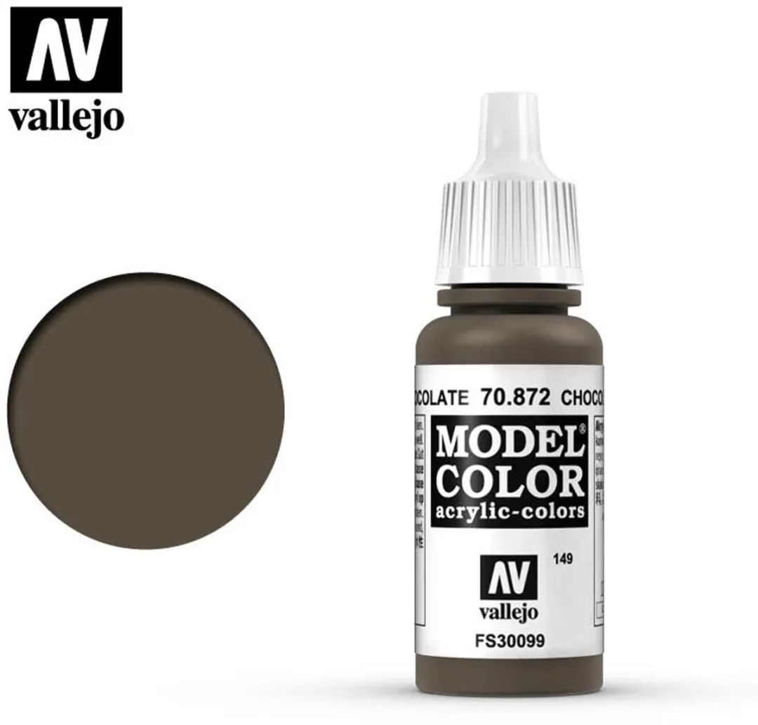 Vallejo Model Color Chocolate Brown Acrylverf 17ml