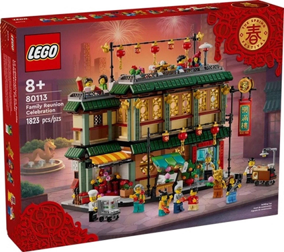 LEGO Chinees Nieuwjaar 80113 - Feestelijke Familiereünie