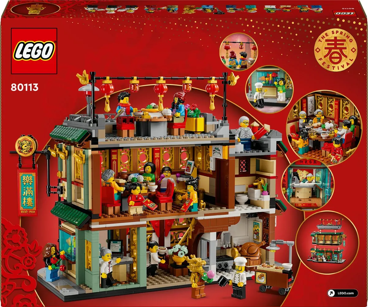 LEGO Chinees Nieuwjaar 80113 Feestelijke Familiereünie - 13 Minifiguren - afbeelding 6 van 6