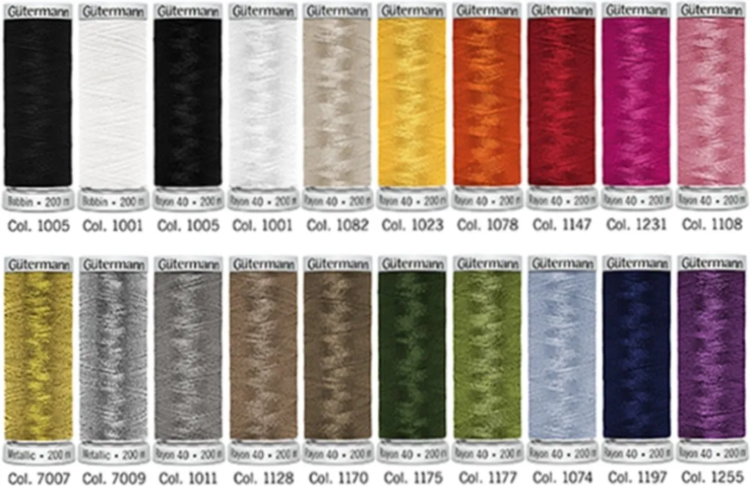 Gutermann Borduurgarenset - 20 Kleuren