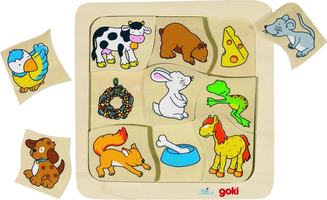 Goki Who Eats What? Puzzle