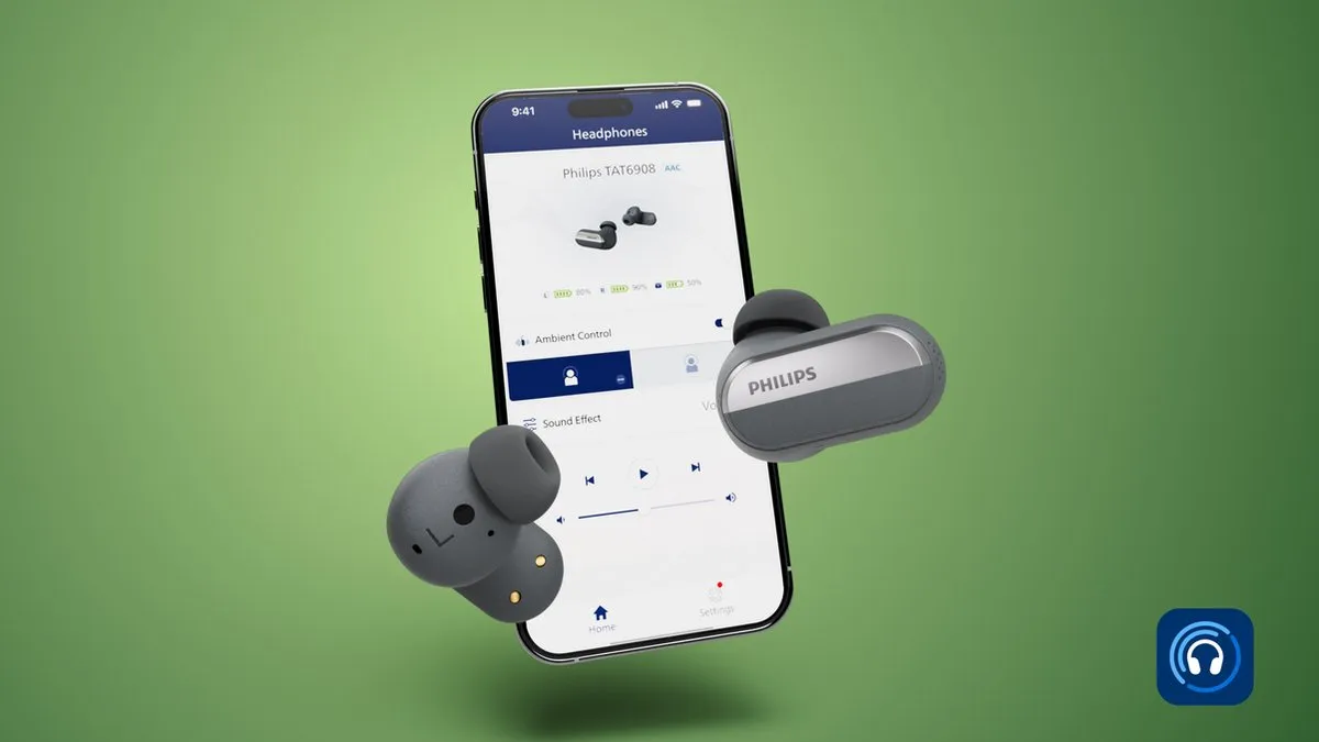 Philips TAT6908BK/00 True Wireless In-ear Headset - Zwart - afbeelding 5 van 6