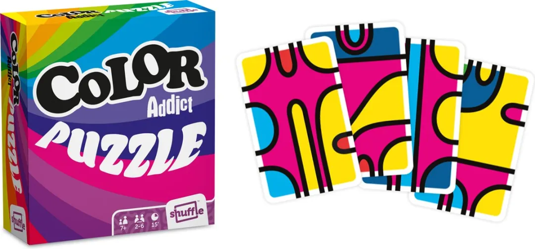 Cartamundi Color Addict Puzzle 108699992 - Familiespel