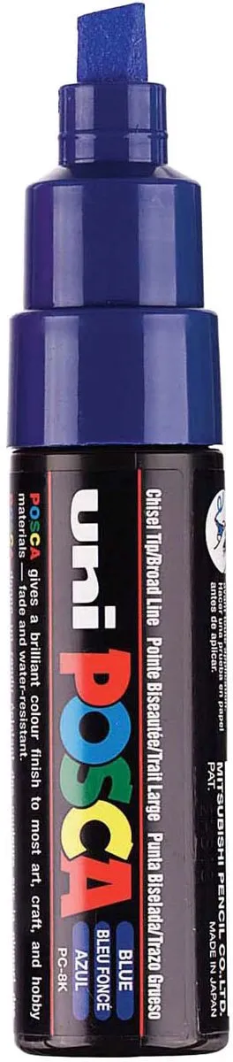 Posca PC-8K Marker 8mm - Donkerblauw