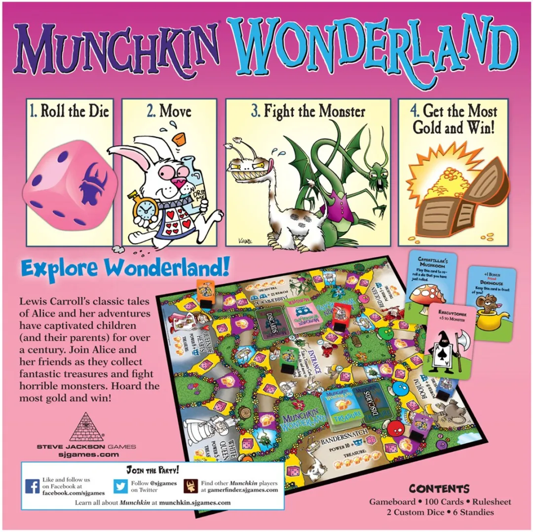 Steve Jackson Games Munchkin Wonderland Kaartspel - 3-6 Spelers