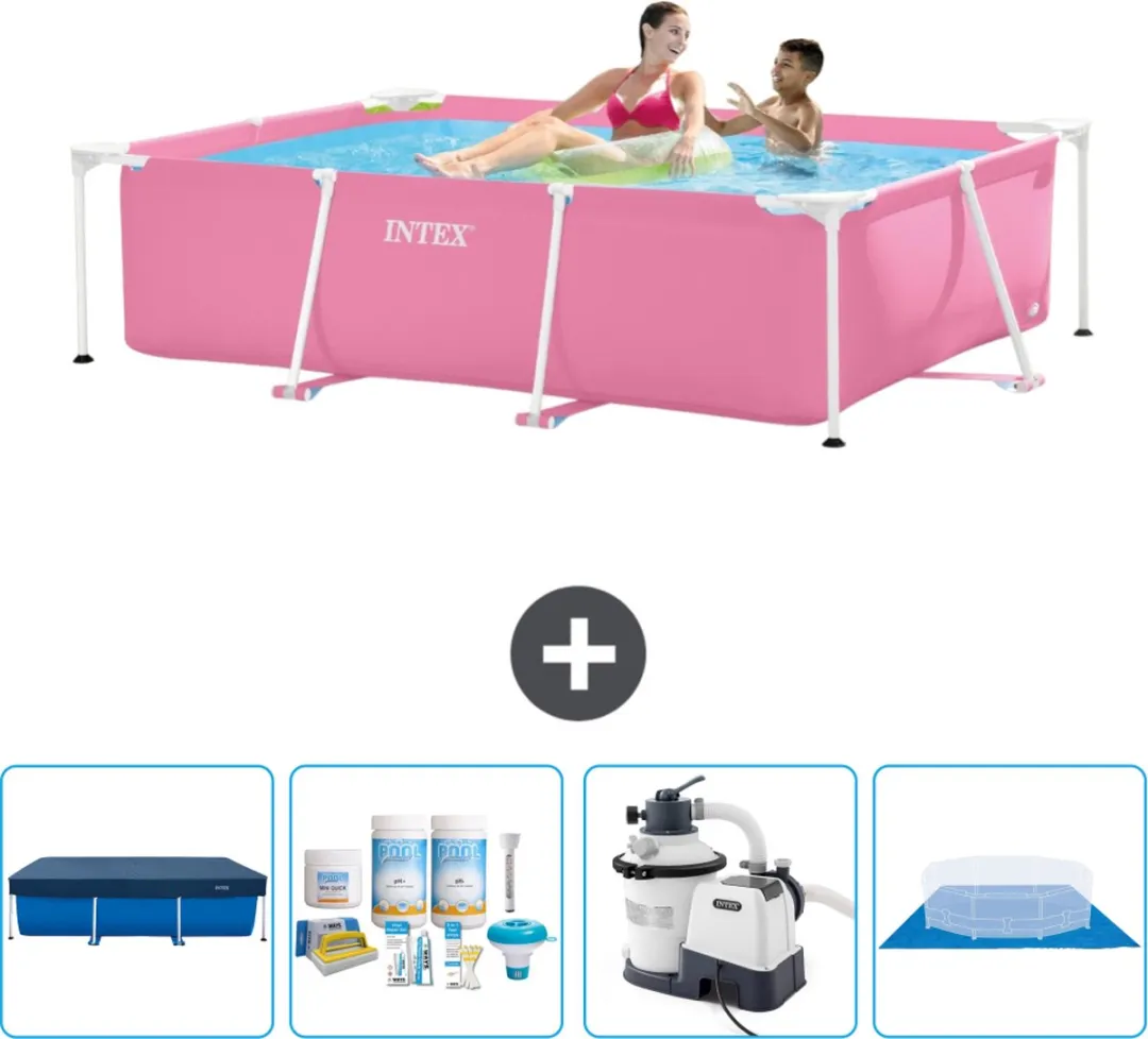 Intex Frame Zwembad 220x150x60cm Roze