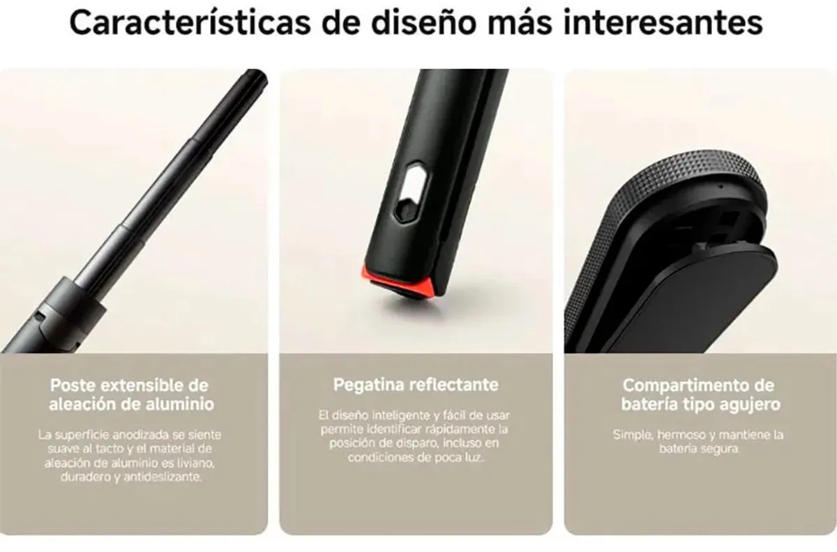Xiaomi Zoom Floor Selfiestick - Zilver