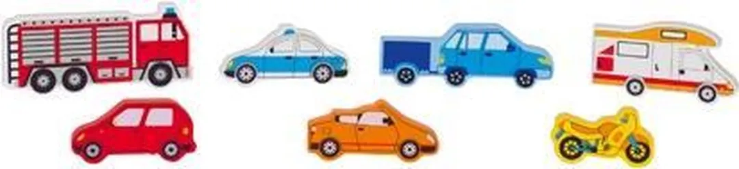 Goki Puzzel Op Straat 7-delig - 10 Stuks Multicolore