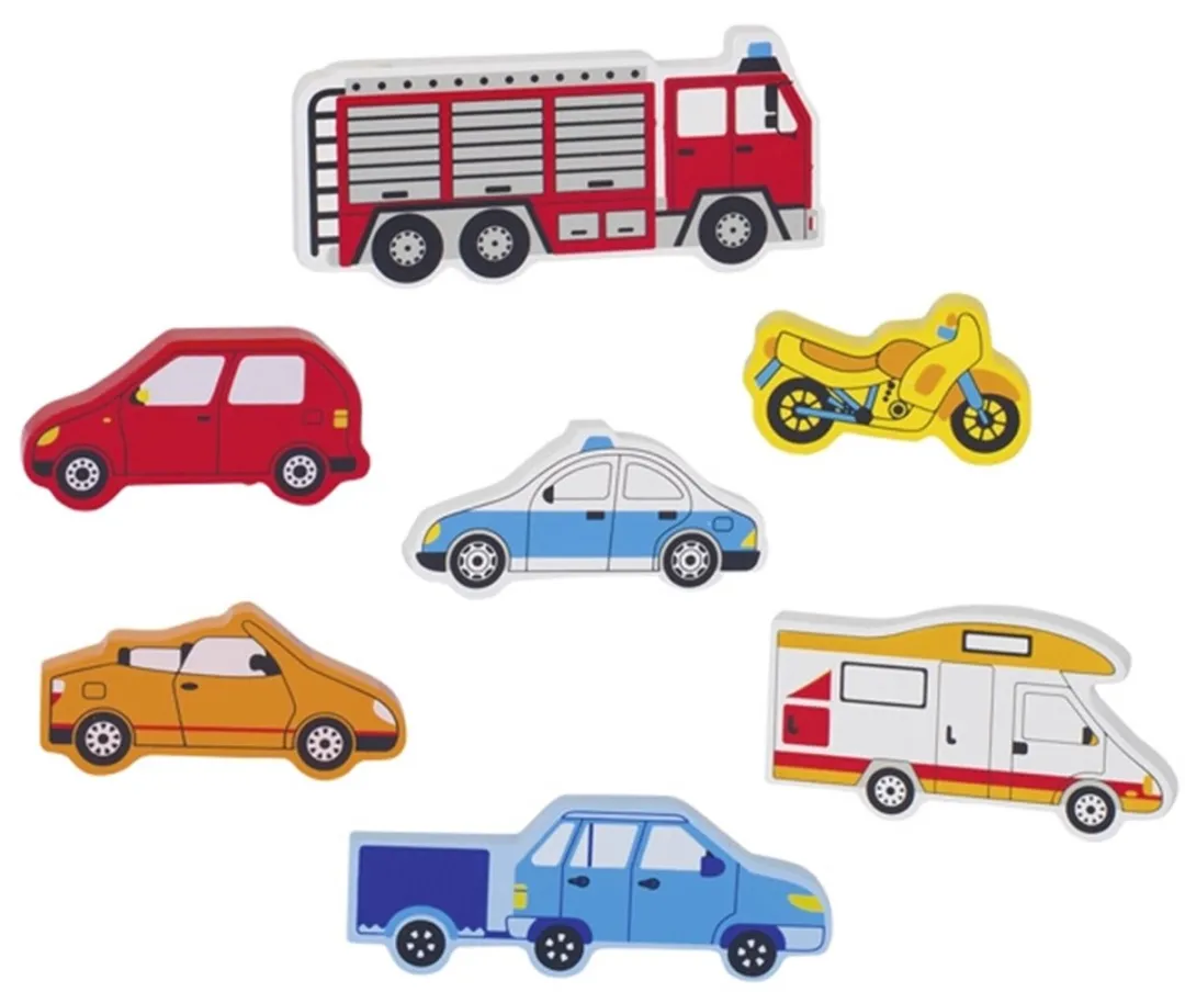 Goki Puzzel Op Straat 7-delig - 10 Stuks Multicolore